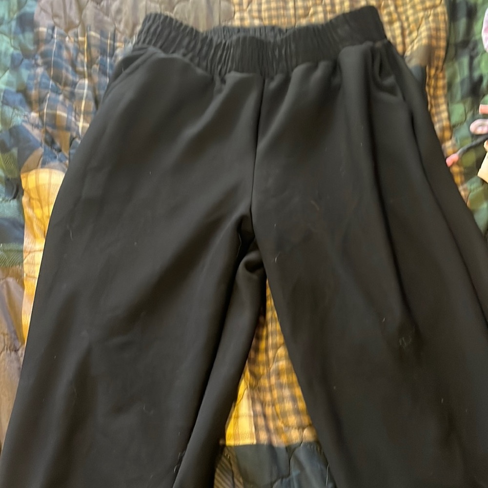 Black dress joggers